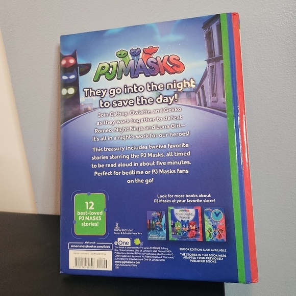 5-Minute Stories PJ Masks 2018 12 Best- Loved Pj Masks Stories Hardcover Puffy - Picture 6 of 7